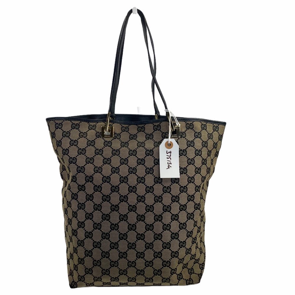 Gucci Shoulder bag GG navy blue canvas